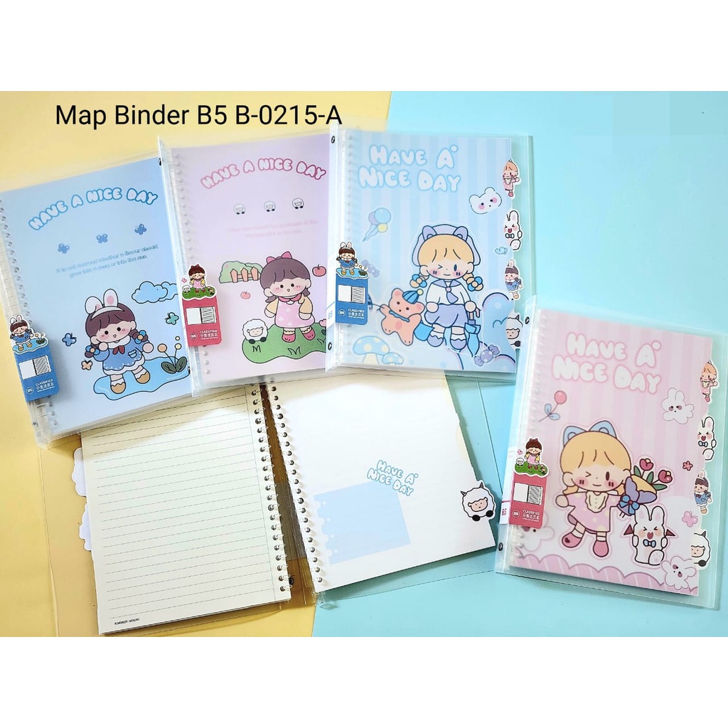 

BINDER A5 atau B5 ANAK TRANSPARANT + ISI