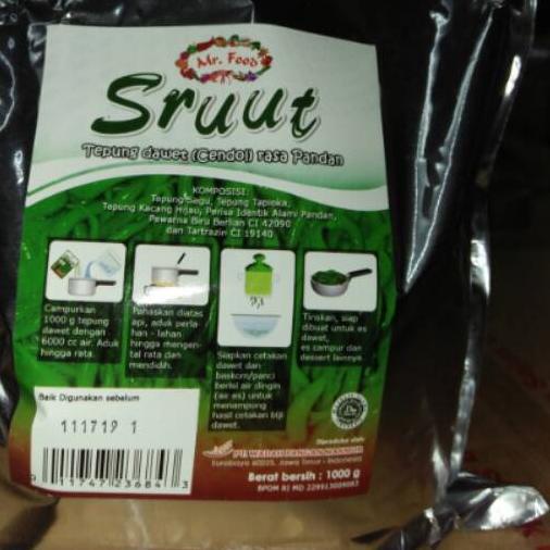 

✦ Tepung Dawet Sruut 1000gr (Pandan,Vanila,Frambozen) ○