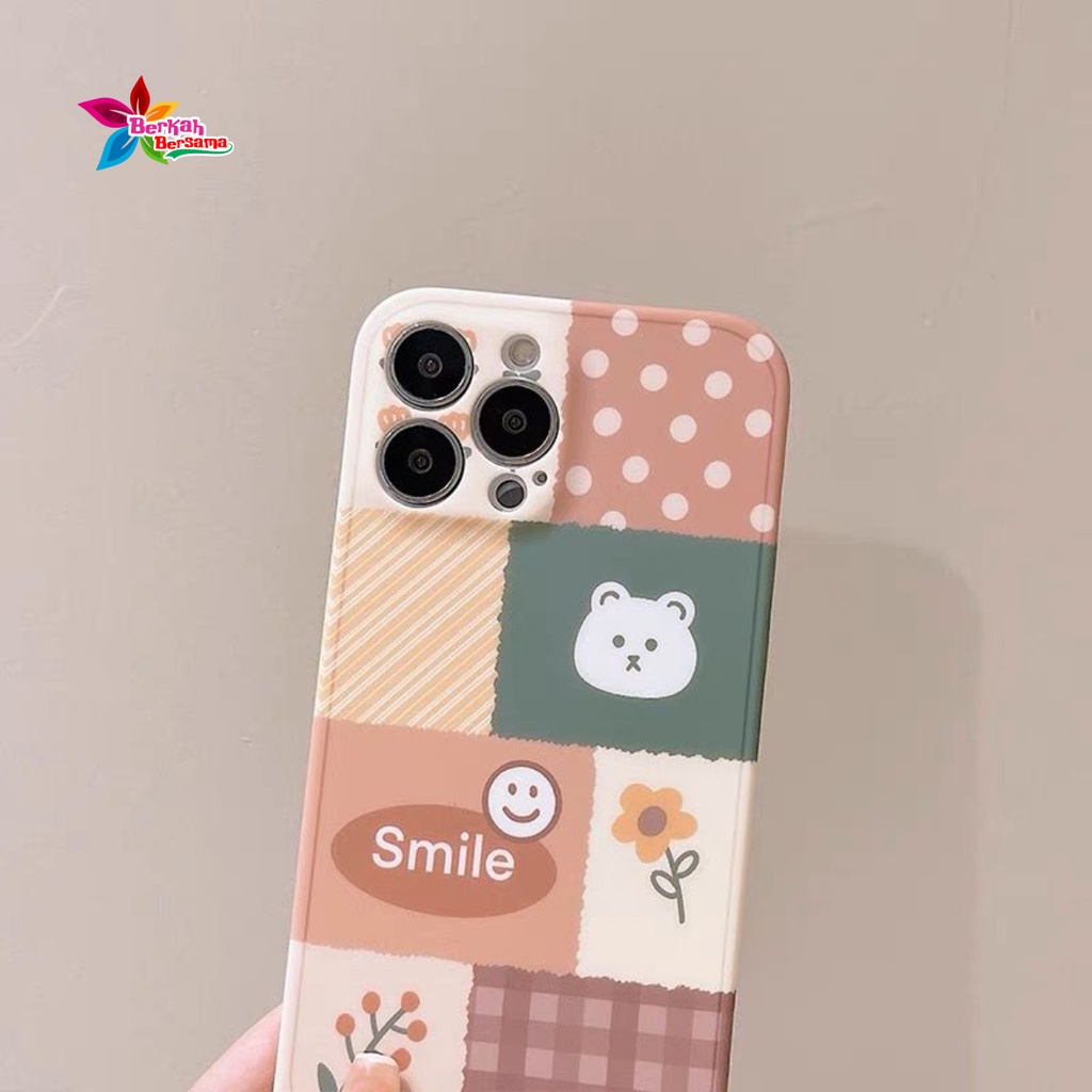 SS123 SOFTCASE SWEET BEAR FOR REALME C55 C33 C1 C2 5 5I 5S C3 7I C17 9 9I C11 C12 C25 NARZO 20 C15 C20 C11 2021 C21 C21Y C25Y C30 C31 C35 NARZO 50I 50A PRIME BB7426