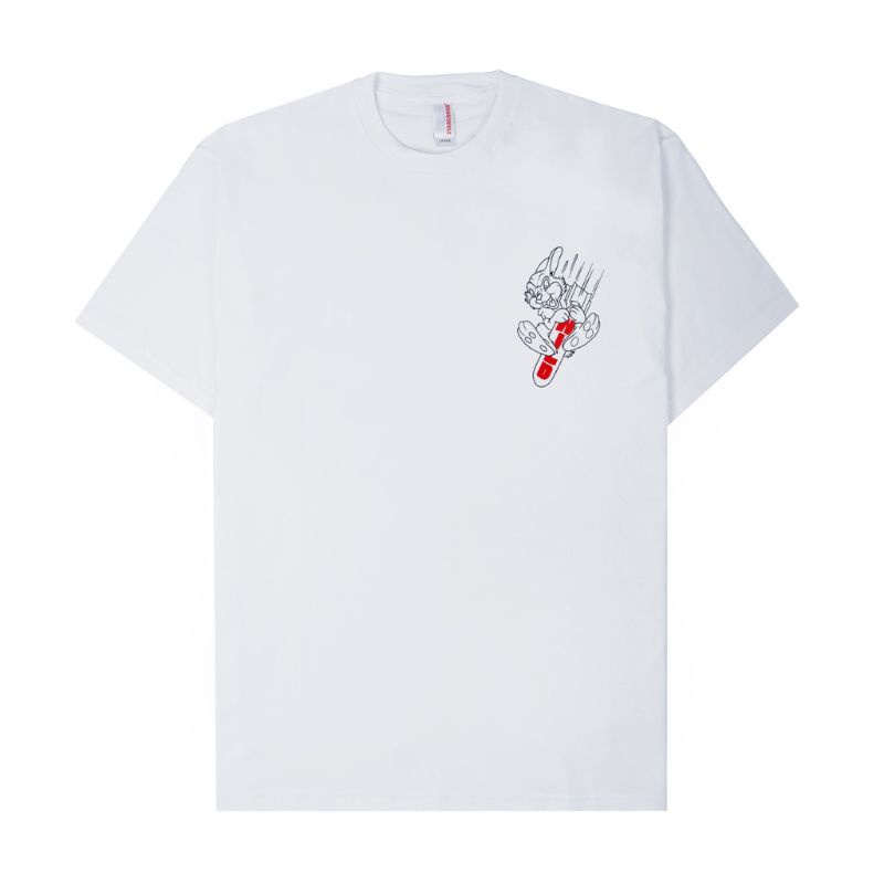 MILIKI KAOS Distro Starcross - ROCKET BUNNY - White