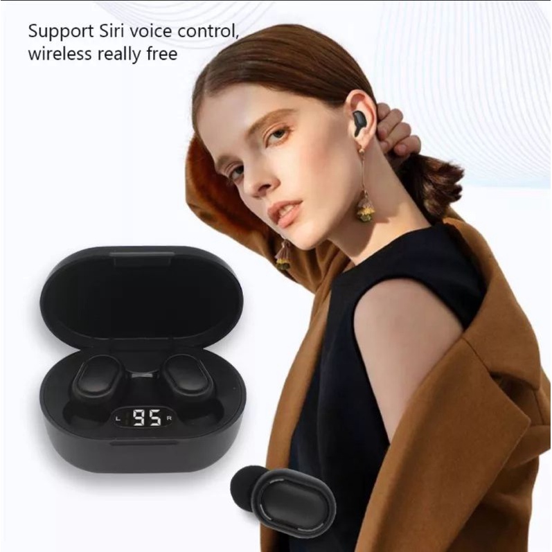 Headset Bluetooth Full Bas TWS Y50 &amp; F9 - Earphone Bluetooth Original Easy To Carry with Charging Case Capacity