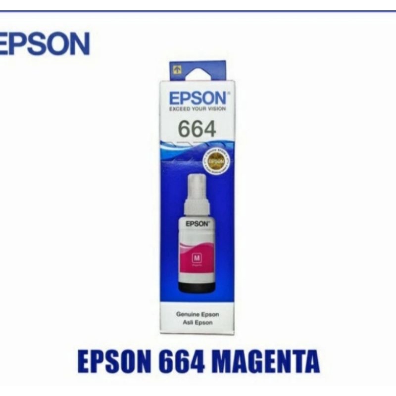 Tinta epson 664/L100 ,B,C,M,Y  (T6641,T6642,T6643,T6644)0RIGINAL