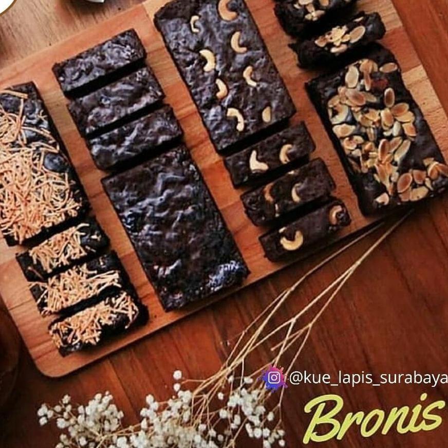 

☆ Brownies/Bronis/Brownis Coklat Panggang Premium Aseli Enak Nyoklat ❉