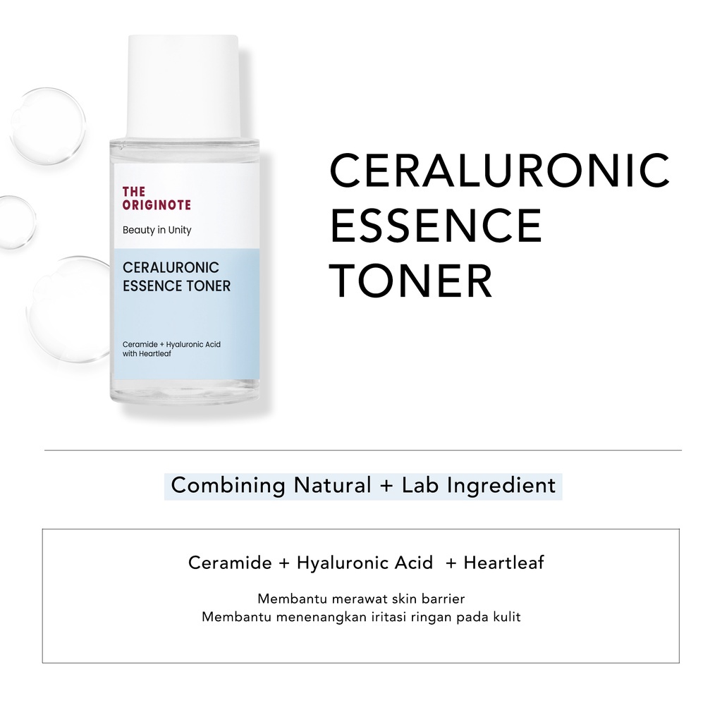 The Originote Ceraluronic Essence Toner (Biru)