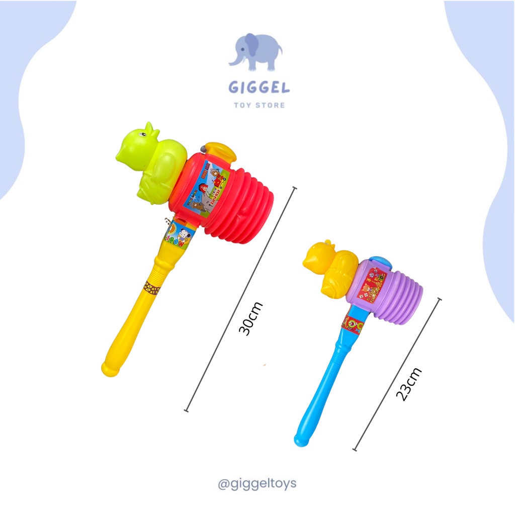 [ Giggel ] Mainan Palu Bebek / Mainan Palu anak / Mainan Bebek Palu / Mainan Anak Palu Martil Hammer Bebek Bunyi