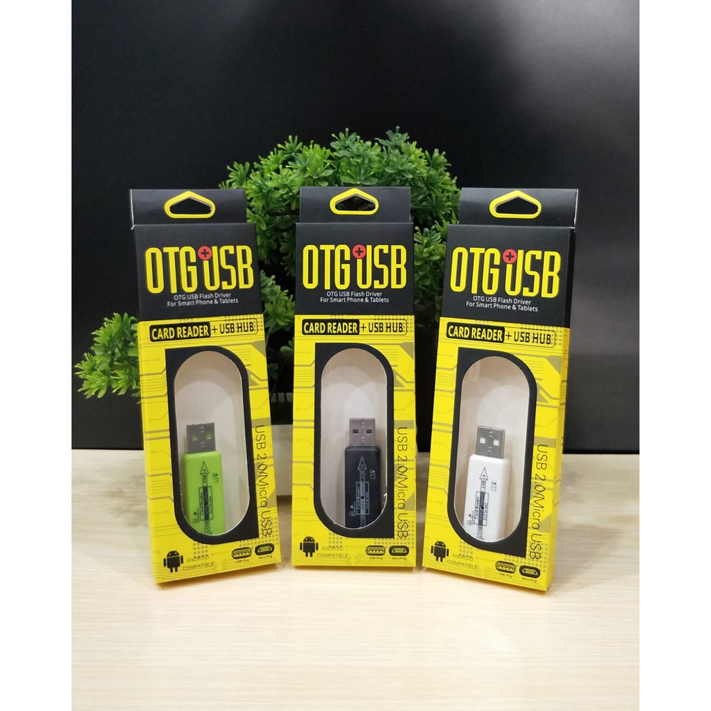 PROMO OTG MICRO USB + CARD READER + USB HUB VIBOX