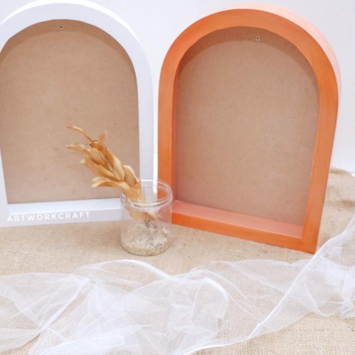 ➶ [30x40] Frame Mahar Pernikahan Bingkai Kubah / Dome / Love Cave 30 x 40 cm ➦