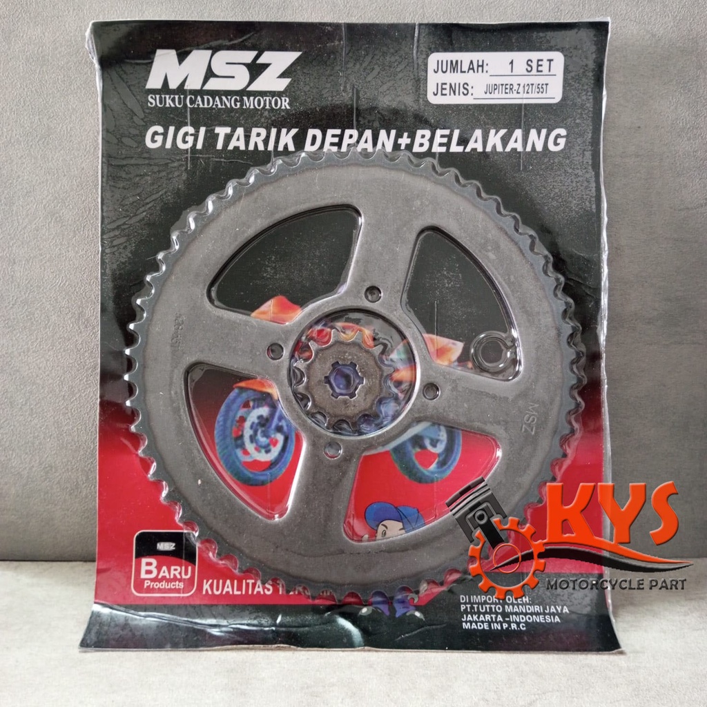 GROSIR GEAR GIR DEPAN BELAKANG YAMAHA 35T 36T 45T 50T 15T 12T JUPITER / VEGA / F1ZR / JUPITER Z / VE