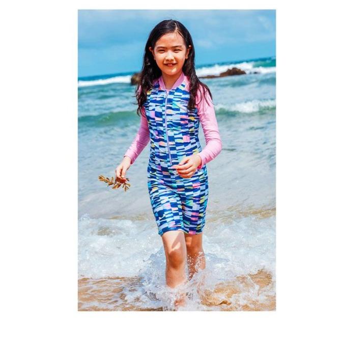 Baju Renang Anak Perempuan Speedo Original - Girl Sun Suit All In One Storzarqilla