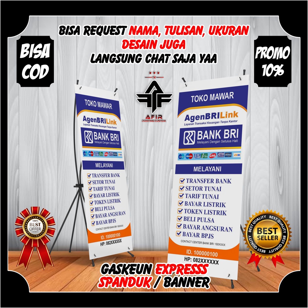 SPANDUK BANNER AGEN BRILINK MITRA BRILINK / BANNER USAHA BRILINK / TOKO BRILINK AGEN BRILINK / MITRA