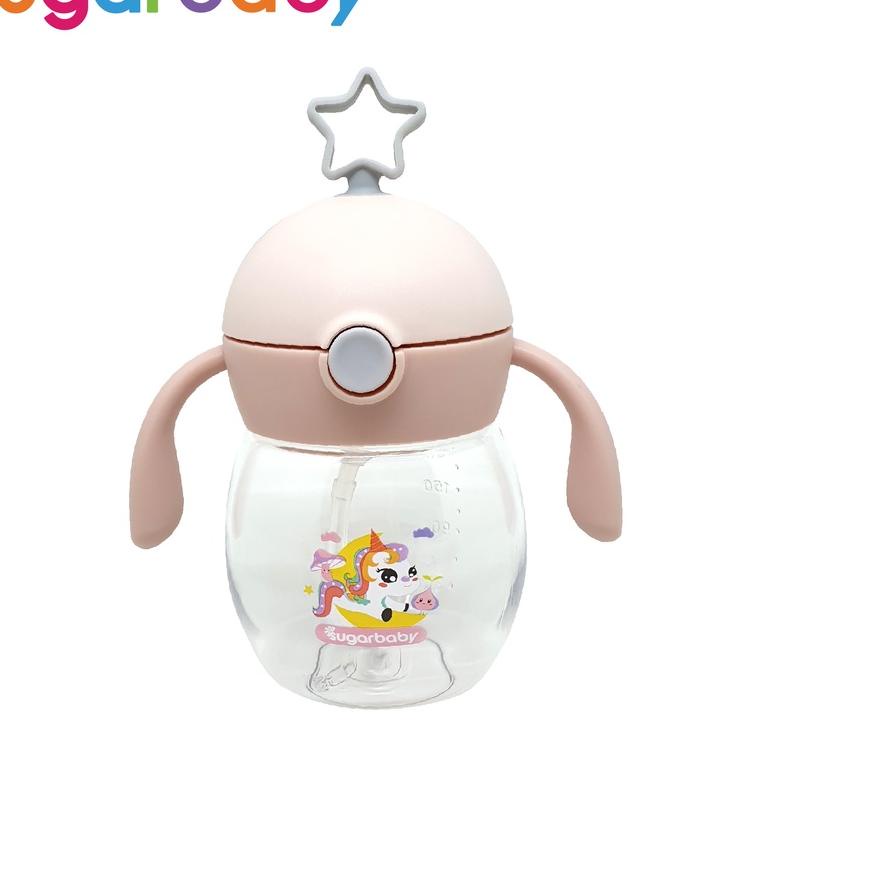 ✰ Sugar Baby TRITAN Sippy Cup Star (280 ml , 9 mo+) - Soft Pink ✻