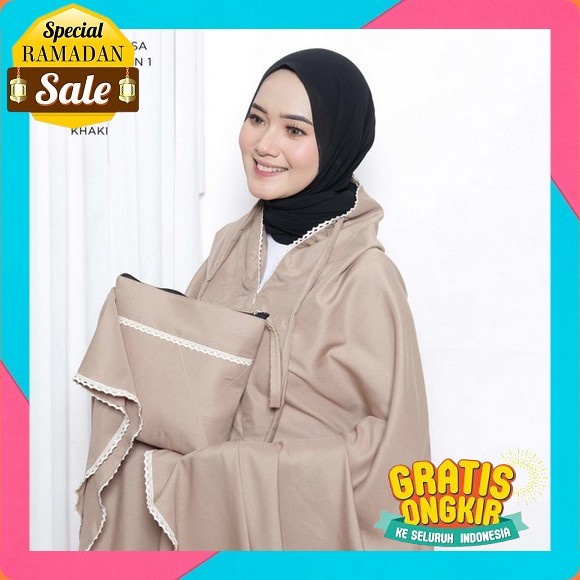 Mukenah Dewasa Deve Mukena Khadijah Bordir Motif Daun Katun Mikro Super Jumbo Trend Trend 2023 Viral