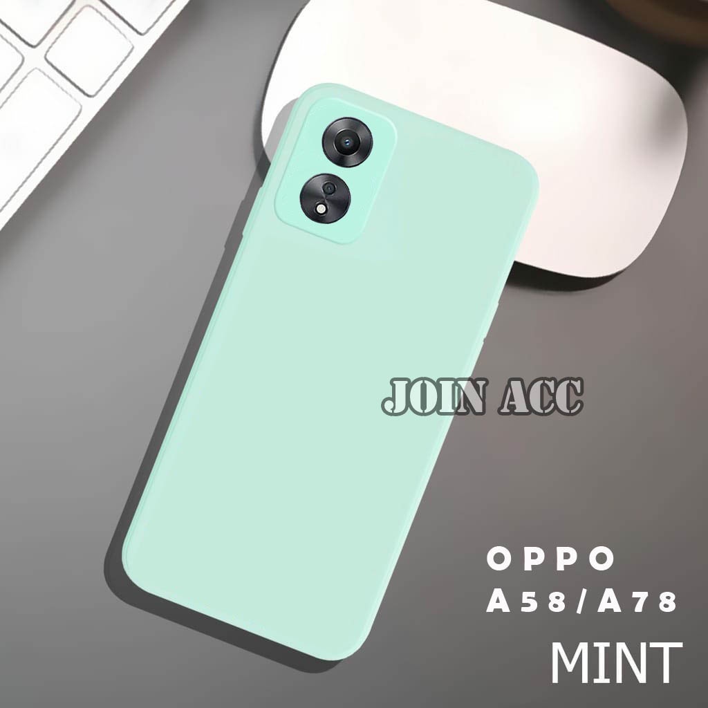 Case Oppo A58 / A78 - Softcase Camera Protect Oppo A58/A78 - Case Hp Oppo A58 /A78 - Casing Handphon