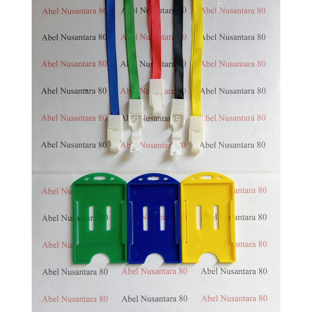 

Paket Tali ID Card Pengait Plastik dengan Casing ID Card Tebal Warna