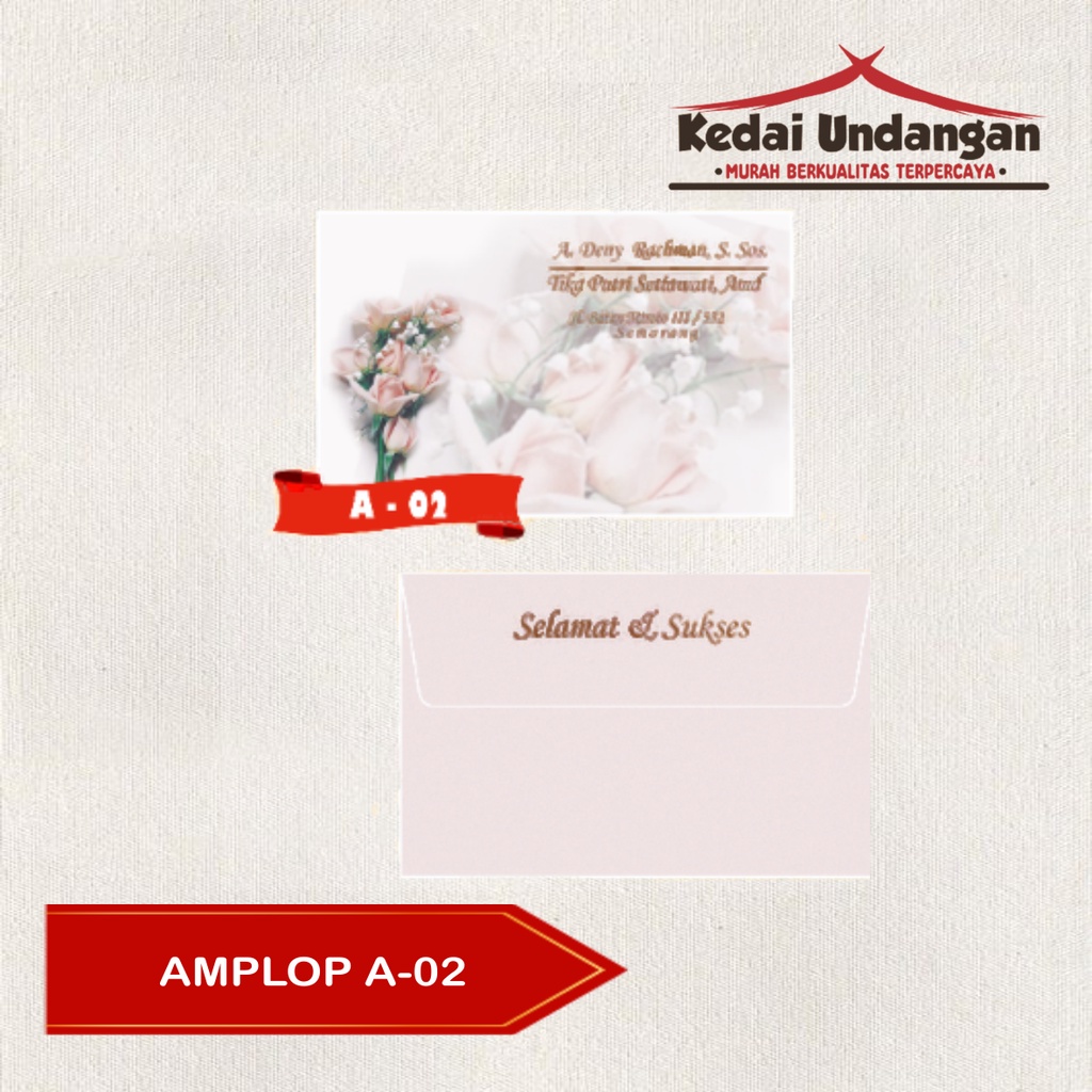 

Amplop Falah A 02 Harga Murah isi 50 Tanpa Cetak