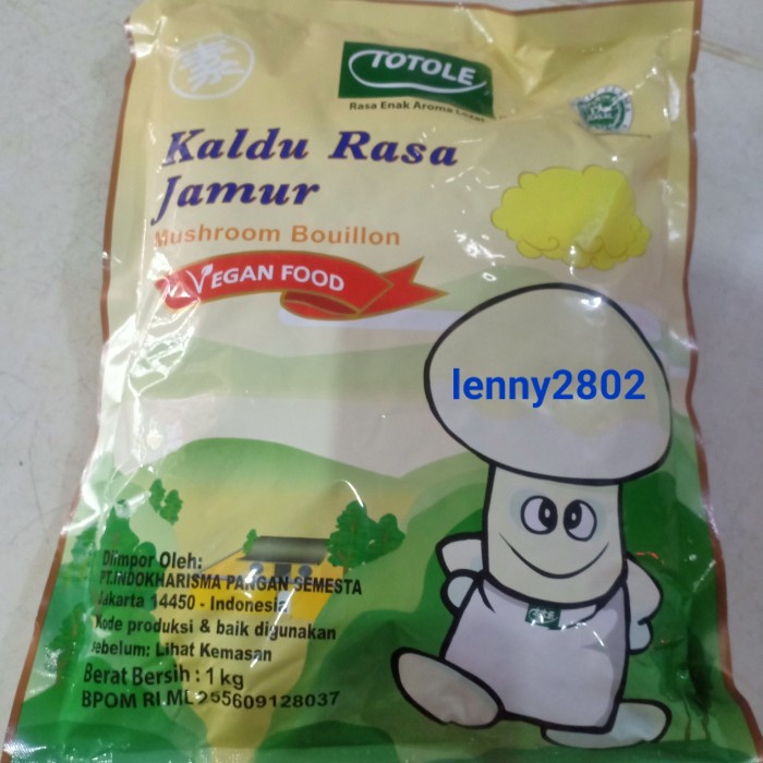 

Kaldu Jamur 1kg Totole Kaldu Jamur Jumbo Hemat 1000gr