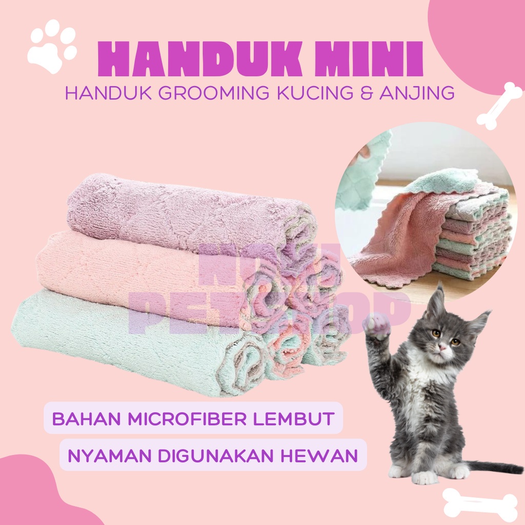 [BISA COD] HANDUK MANDI 27x17CM MULTIFUNGSI 2 SISI CORAL MICROFIBER HANDUK ANAK HANDUK MICROFIBER MINI HANDUK MANDI ANAK HANDUK KECIL