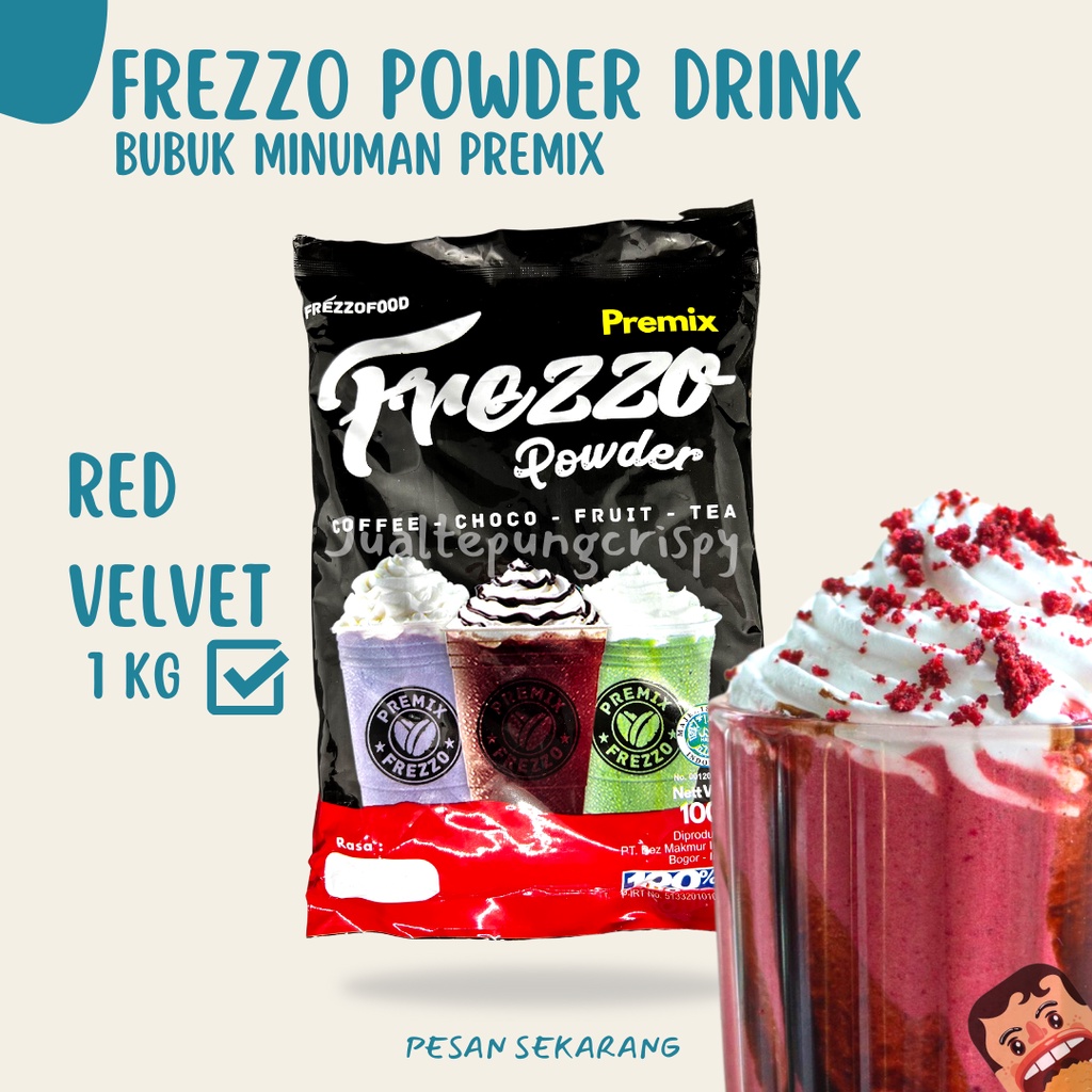 Frezzo Bubuk Minuman Rasa Redvelvet / Redvelvet Powder 1 Kg