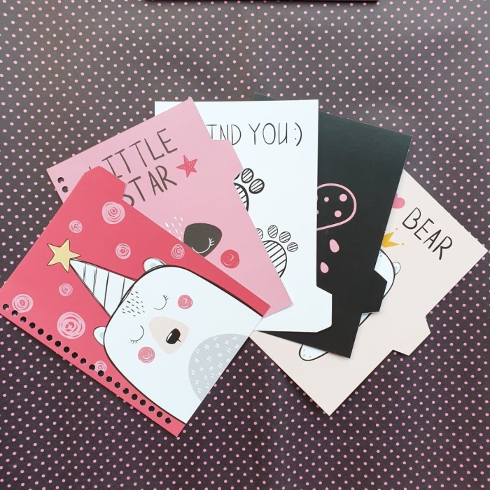 

Terlaris Pembatas Buku / Pembatas Binder Bear A5 20 Hole