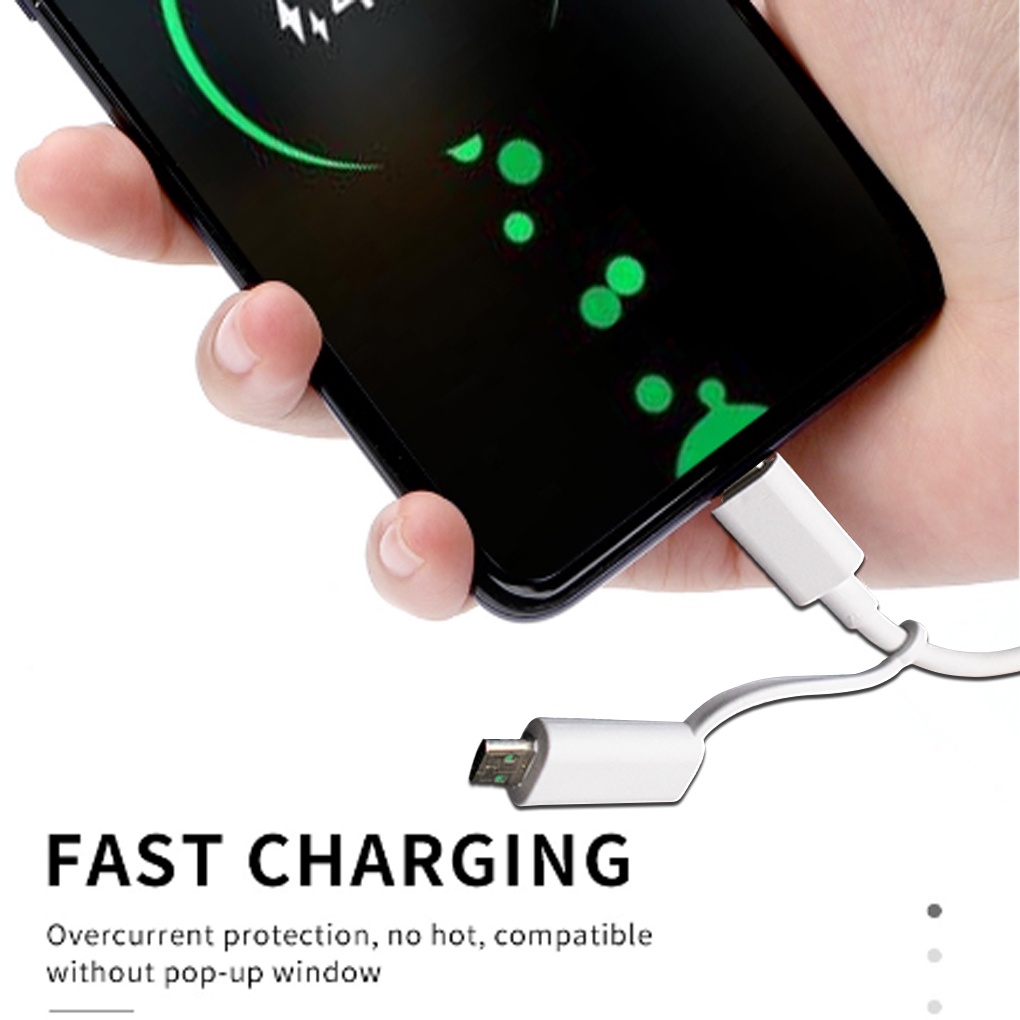 Kabel Data Oppo 2 In 1 USB &amp; Type-C /Fast Charging Super Vooc 3.0