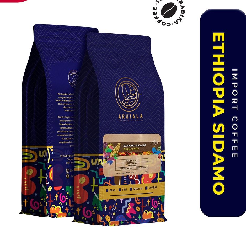 

⅍ ARUTALA Kopi Ethiopia Sidamo Arabica 200 gram Ω