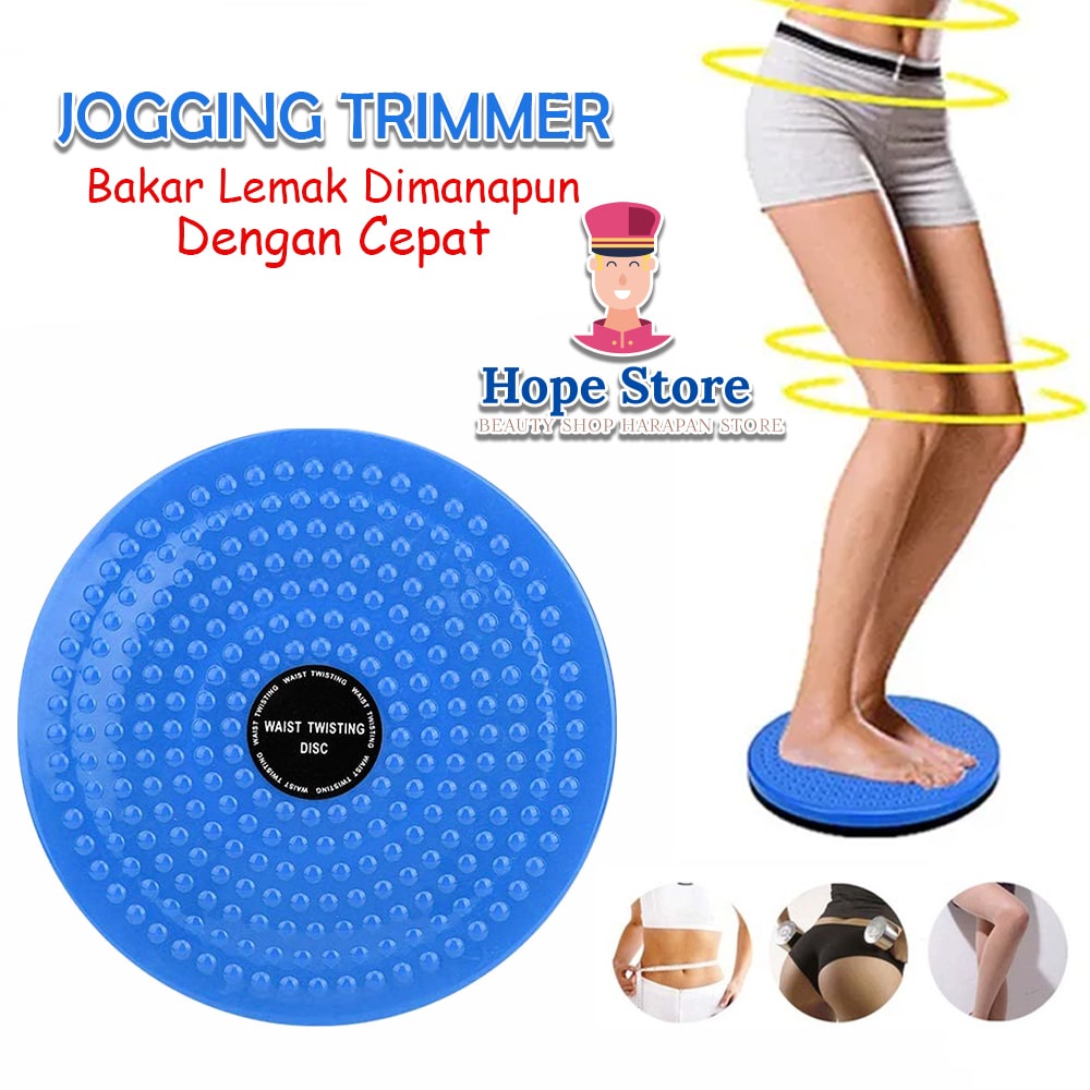 Hope Store - Waist Twisting Jogging Trimer Senam Fitnes Jogging Alat Olah Raga Pengecil Perut