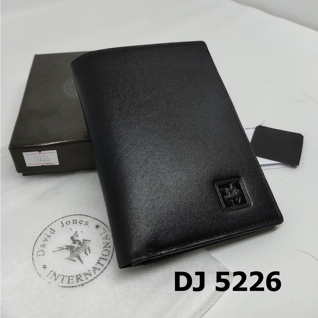 Dompet Pria David Jones DJ 5226 Model Tegak 17 Card Berdiri Kulit Import