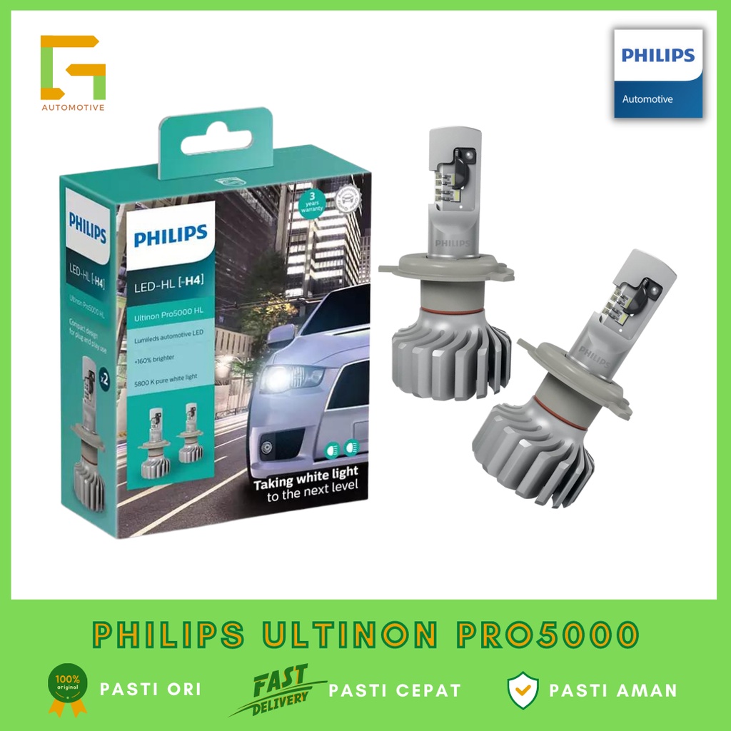 LAMPU LED PHILIPS ULTINON PRO 5000 H4 H7 H11