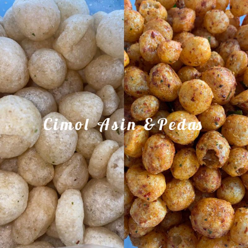 Jual Cemilan Cimol Cilok Pedas Pilus Kapsul Asin And Pedas 250 Gram