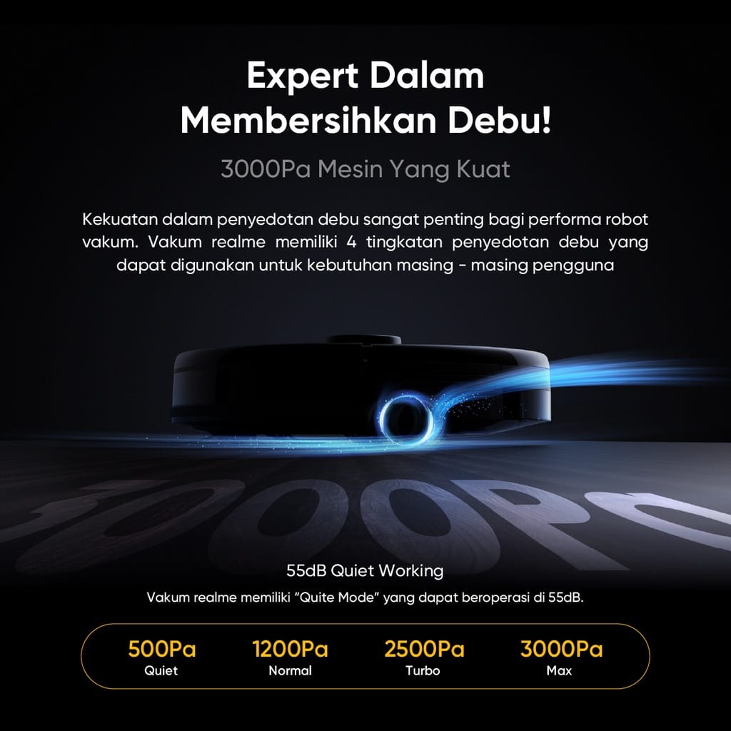 Realme Techlife Robot Vacuum Garansi Resmi Realme Indonesia