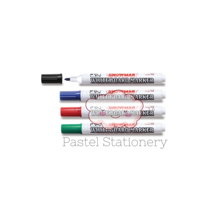 Spidol Papan Tulis Whiteboard ABG-12 - Snowman White Board Marker