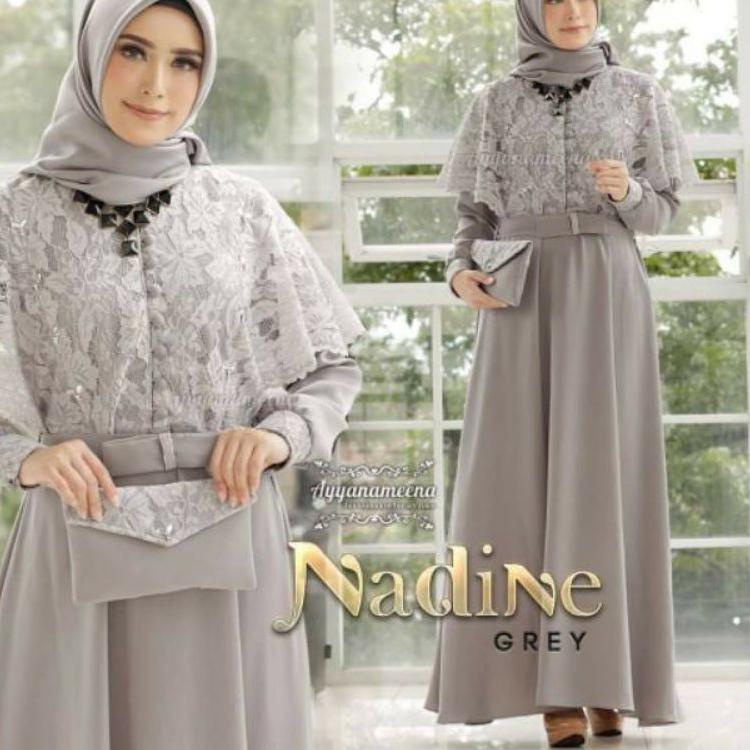 ▲ nadine dress / gamis muslim / gamis jumbo ✺