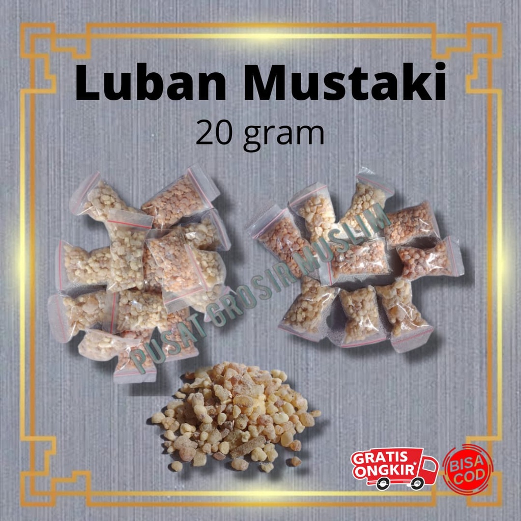 Luban Dakar Mustaki / Kemenyan Arab / Luban Arab Menyan Kemenyan 20gr