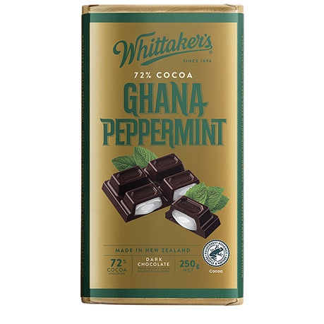

(COKELAT) WHITTAKERS GHANA PEPPERMINT CHOCOLATE 220G