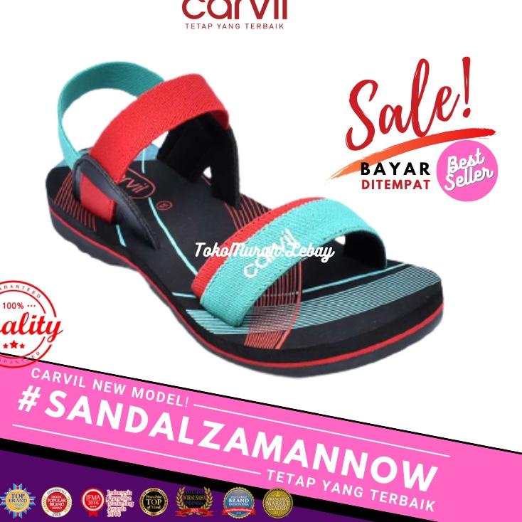 ♥ SANDAL ANAK PEREMPUAN CARVIL MOMO 02-TW | SANDAL GUNUNG SANDAL TALI SANDAL SPONS | ORIGINAL MURAH 