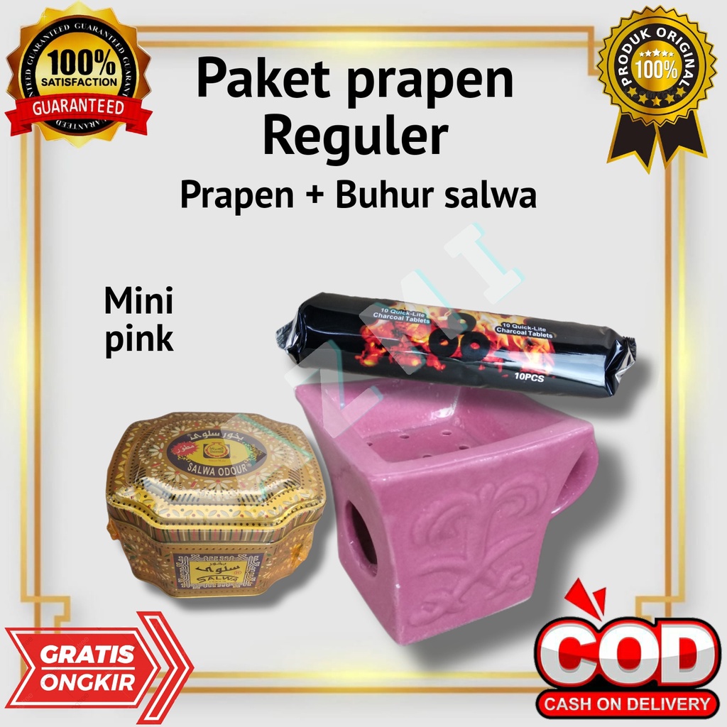 Paket Buhur Salwa Odour Surrati Prapen Mini dan Arang Briket