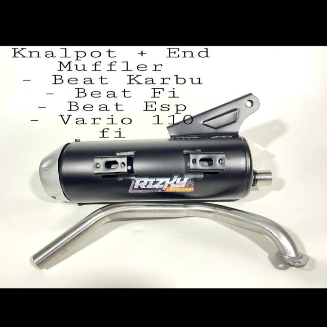 KNALPOT BEAT FI RACING COPY CMS + END MUFFLER VIETNAM - ORIGINAL ZRC / ---READY---