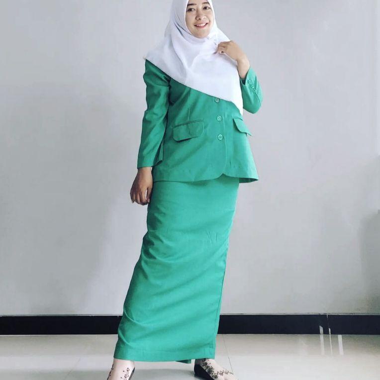 MURAH MERIAH JAS FATAYAT RESMI NASIONAL SATU SET / JAS WANITA RESMI  FATAYAT NU