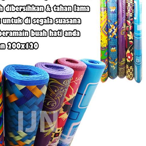 ➲ Evamatic Tikar Playmat Karpet Spons Alas Lantai Plastik Matras Bayi Playmate Anti Air Murah ✵