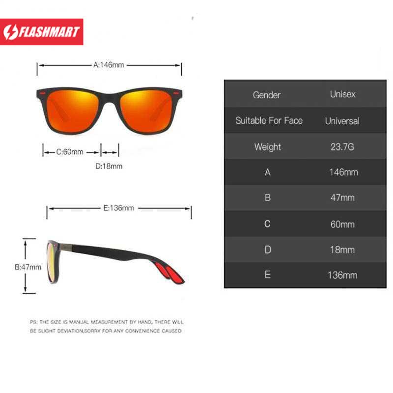 Flashmart Kacamata Pria Sunglasses Anti-Reflective Polarized UV400 - AO400