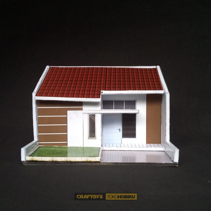 DIORAMA DIECAST - MINIATUR RUMAH MODERN MINIMALIS TERMURAH