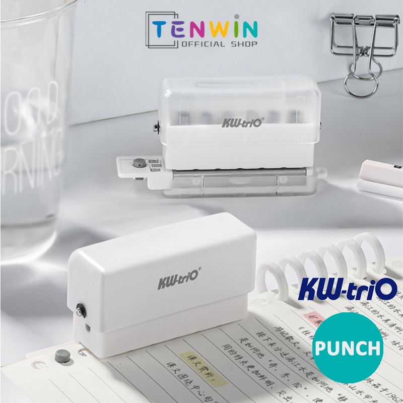 

KW-Punch -A4 A5 B5 6 lubang Mini Pembolong Kertas / Pelubang Kertas Kecil / Paper Punch-Tenwin