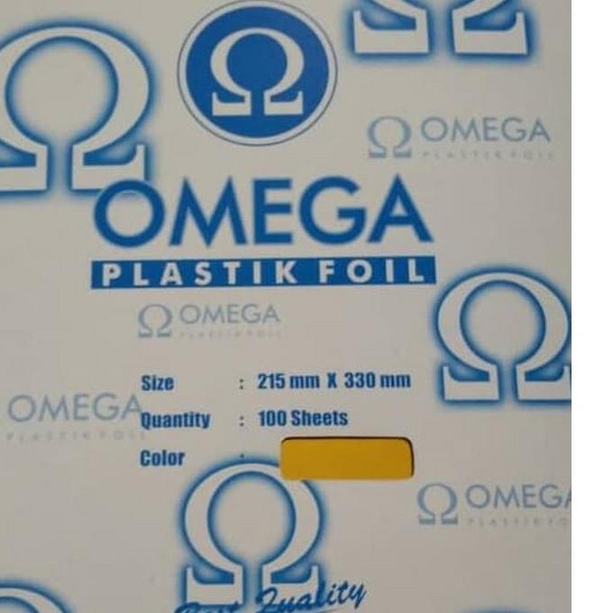 ➹ Plastik foil omega / plastic foil omega / kertas foil omega / foil emas / foil emas omega / plasti