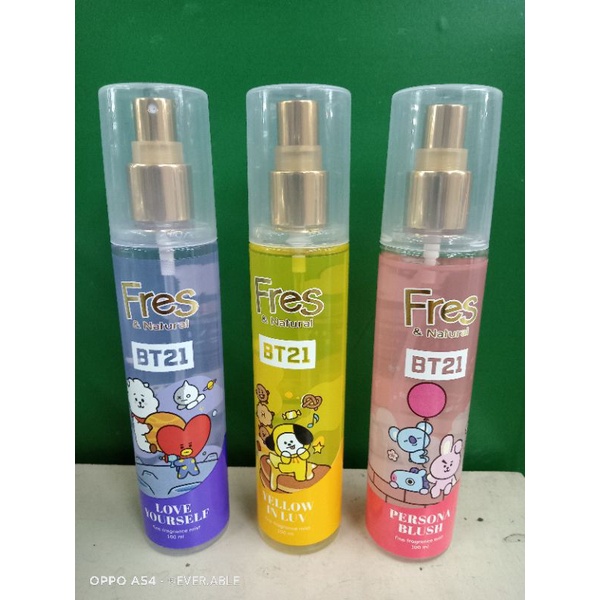 FRESH &amp; NATURAL BODY MIST EDISI BT21