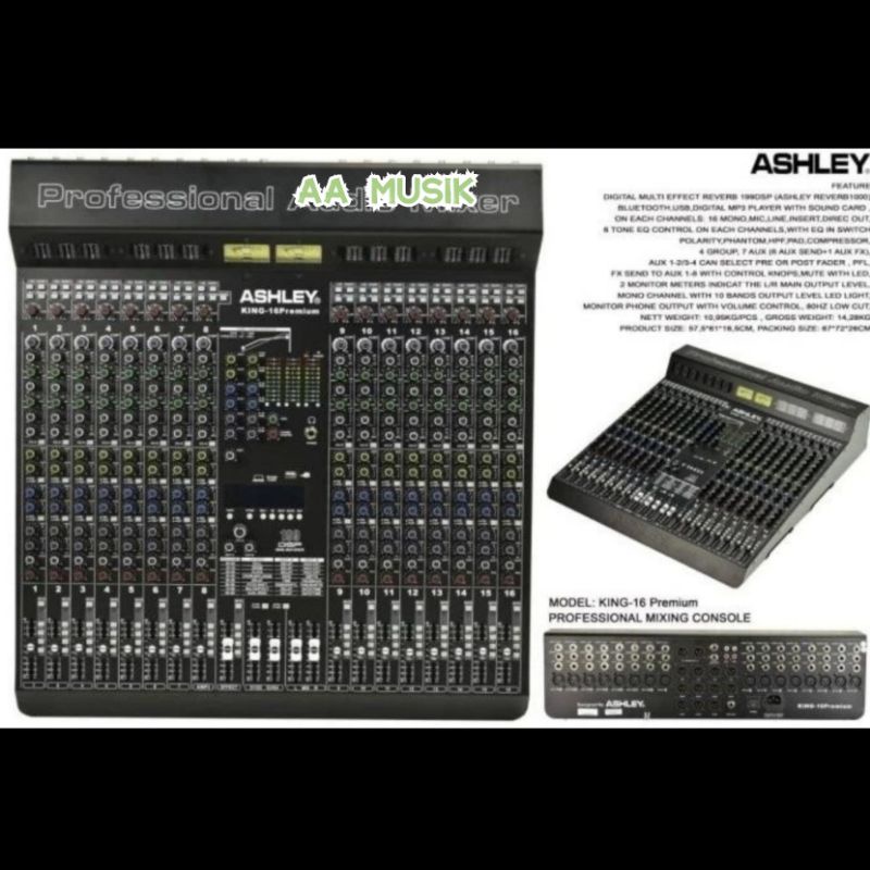 MIXER ASHLEY KING 16 PREMIUM ORIGINAL KING 16PREMIUM