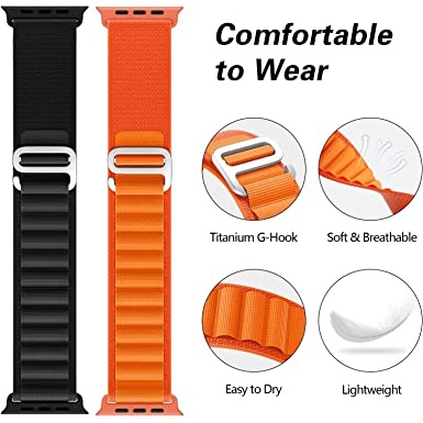 Strap Apple Watch Mountain Hoop Nylon Strap 38mm/40mm/41mm - 42mm/44mm/45mm/49mm