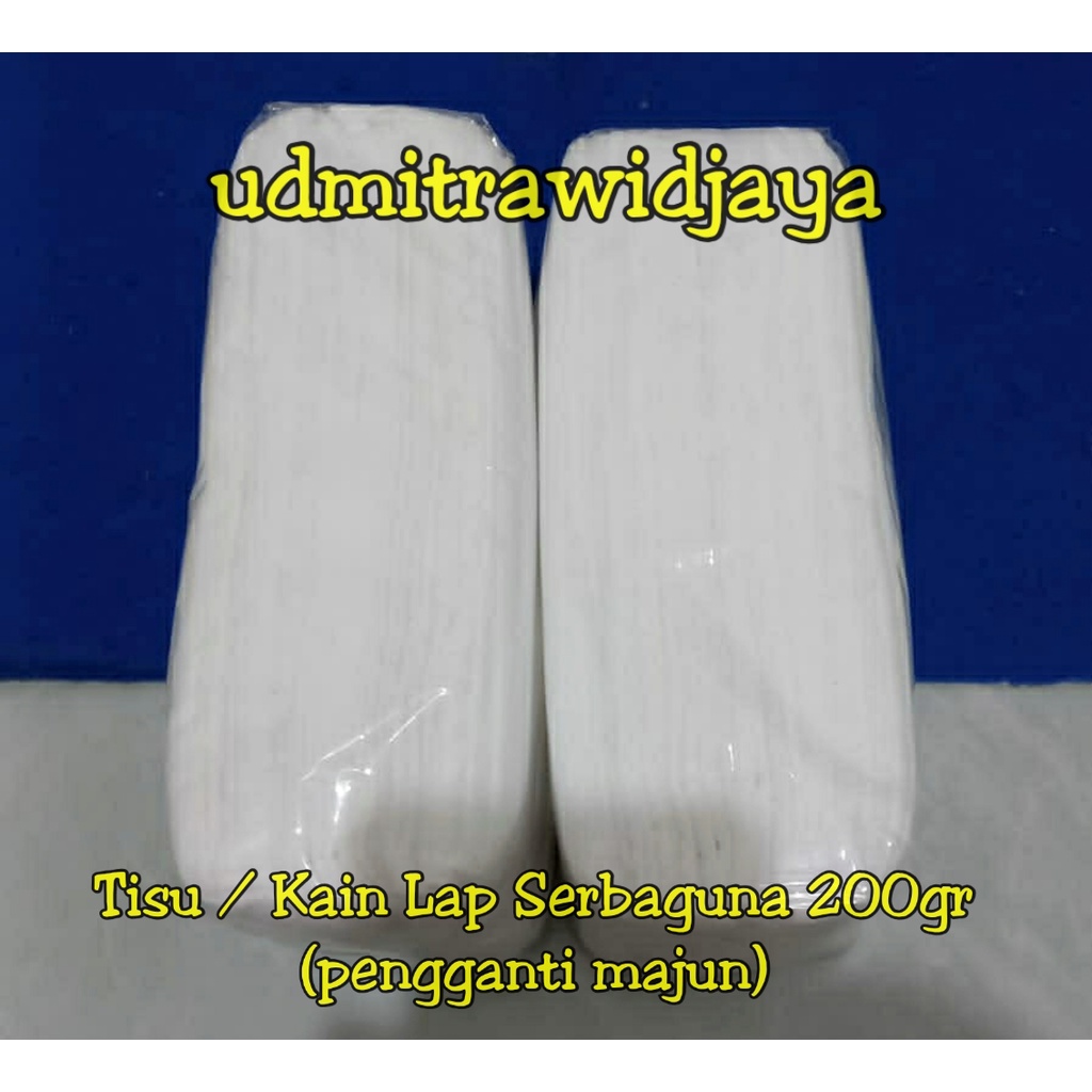 TISSUE/TISU KOMPOR/TISU SERBAGUNA BISA DIGUNAKAN BEBERAPA KALI KEMASAN 200 GRAM HARGA TERJANGKAU READY TISU SERBAGUNA 200g / Tisu Kompor / Tisu Dapur / Tisu Ajaib / Tisu Kering tisu pengganti majun kain majun serbaguna