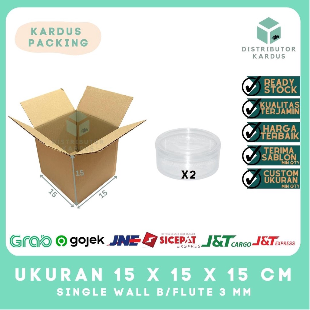 

Kardus Box Karton Packing 15x15x15 MURAH