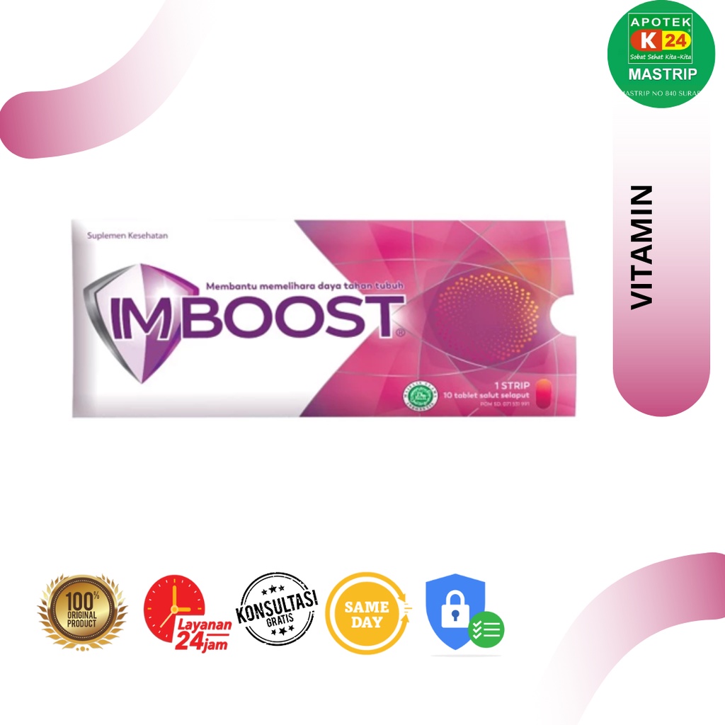 IMBOOST TABLET DAYA TAHAN TUBUH DEWASA 10 TABLET