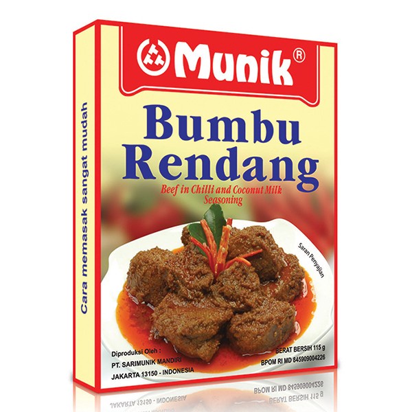 

[Ready Stock]cod Munik Bumbu Rendang 115 g